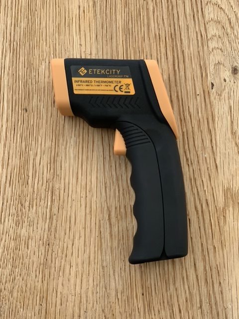 2023 New Infrared Thermometer, Heat Temperature Temp Gun For Cooking, Laser  Ir Surface Tool For Pizza Oven, Meat, Griddle, Grill, Hvac, Engine, Access