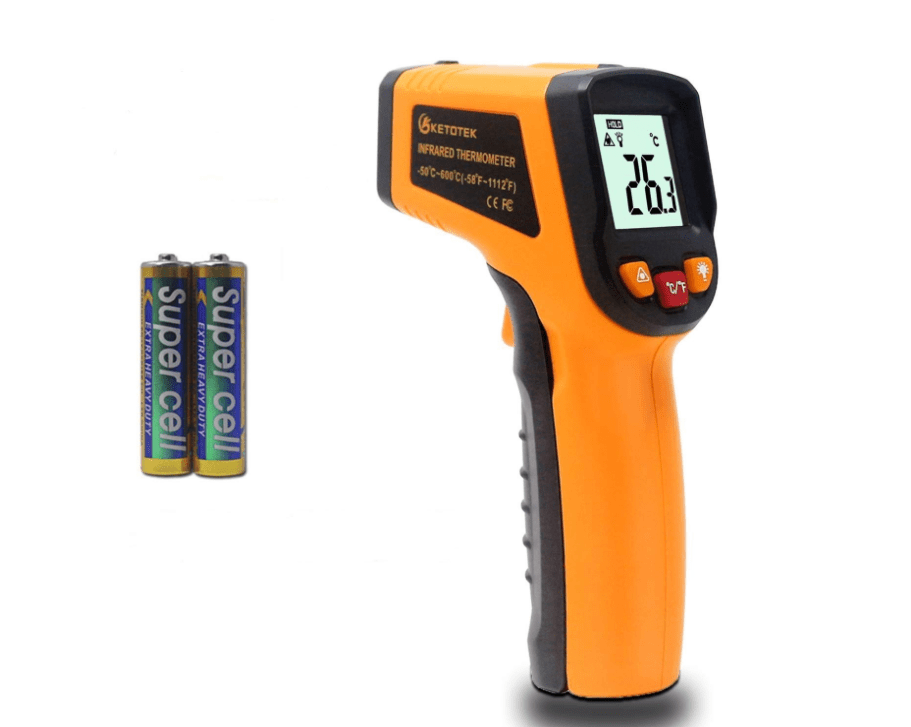 INKBIRDPLUS Temperature Gun Infrared Thermometer for Cooking, Digital Laser Thermometer Gun for Pizza Oven, Green