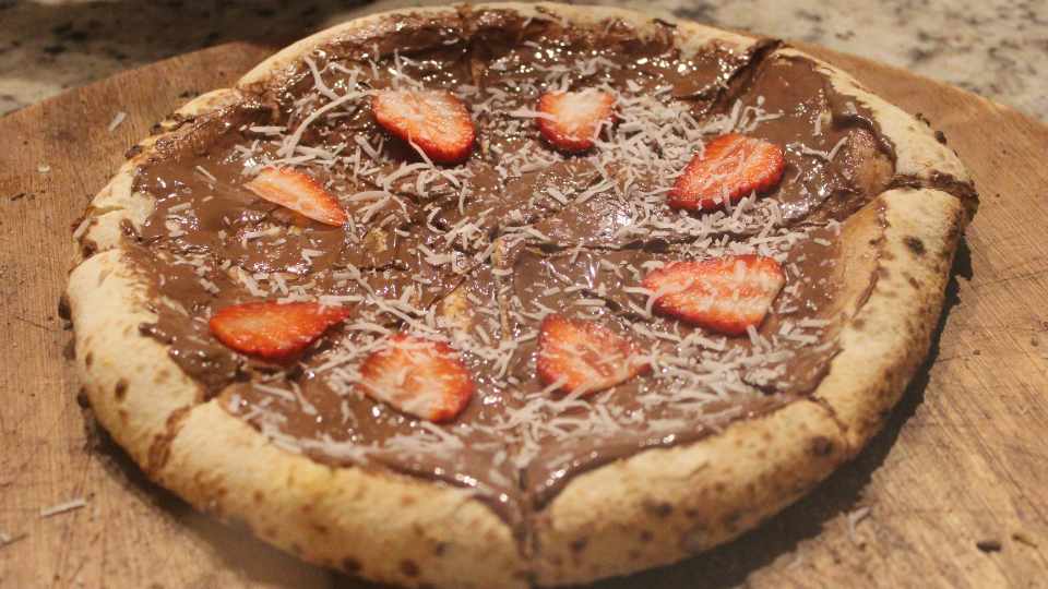 how to make nutella pizza